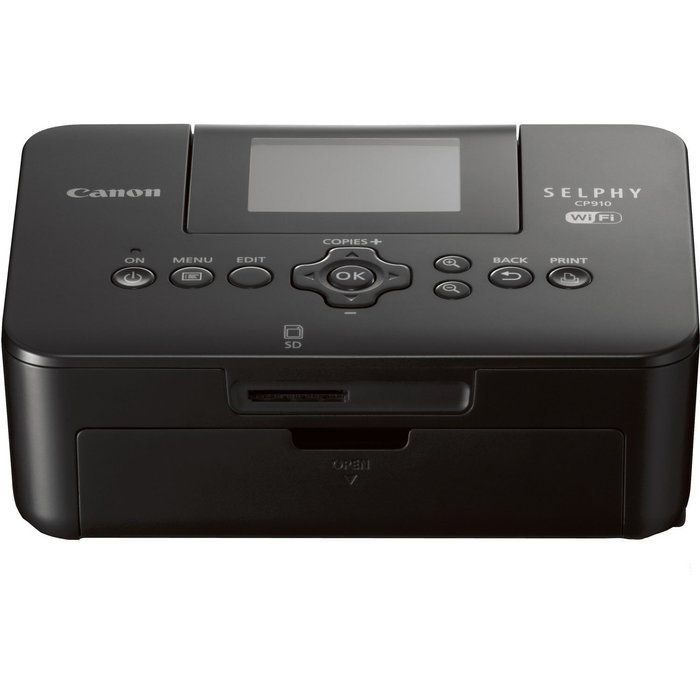 Canon SELPHY CP910 Compact Photo Color Printer, Wireless, Portable (Black) (Discontinued By Manufacturer) N13