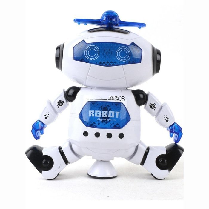 Robot Toys ，BeautyVan Electronic Walking Dancing Smart Space Robot Music Light Toys N3