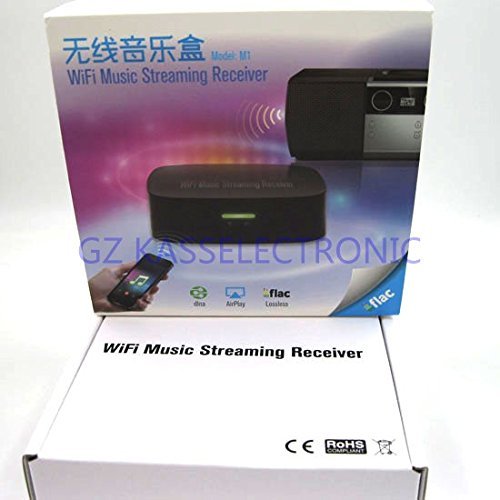 Generic Airmusic Airplay Wifi Dlna Qplay Speaker Audio Adapter Receiver IOS Android Black N9