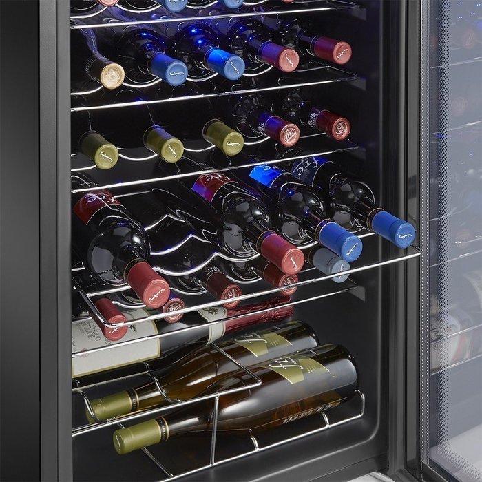 Insignia - 34-Bottle Wine Cooler with Wine Tote - Black N3