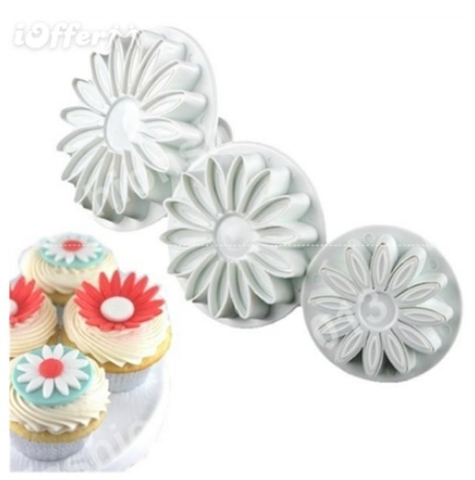 SNW Sunflower Embossing Dies Printing Tools Fondant Mold Soap Silicone Bakeware Chocolate Mold Cake Decoration... N2