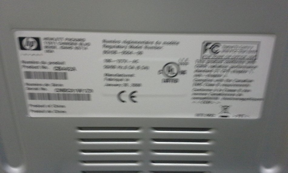 Hewlett Packard Refurbish Color Laserjet CP-3505N Printer (CB442A) N3