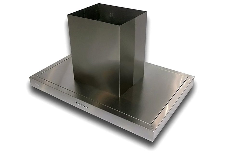 CAVALIERE 48" Island Mounted Stainless Steel Kitchen Range Hood 860 CFM Spagna Vetro Econo Series SV198Z2-I48M N3