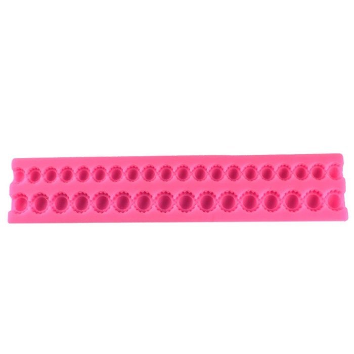 4 Strings Of Pearl Fondant Sugar Paste Bead Mold Clay Chocolate Mould Cake Decorating Tools Yihuily N135