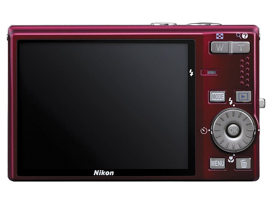 Nikon Coolpix S710 14.5MP Digital Camera with 3.6x Wide Angle Optical Vibration Reduction (VR) Zoom (Deep Red)... N4