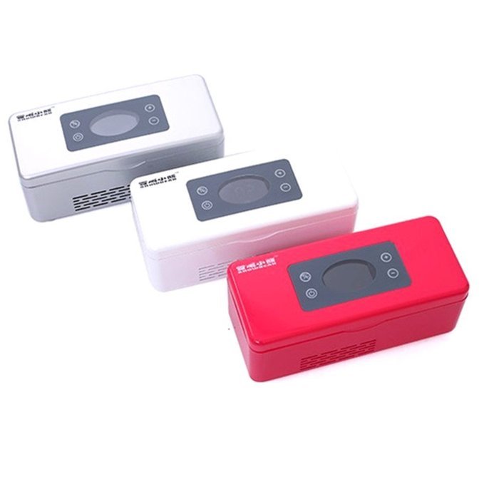 Eleoption Snow Bear Portable Insulin Cooler 2~25&iexcl;&atilde;C Refrigerated Box Drug Reefer Car refrigerator with Car Charger N2