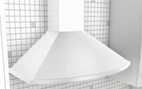 Zephyr Savona 30" White Chimney Wall Hood