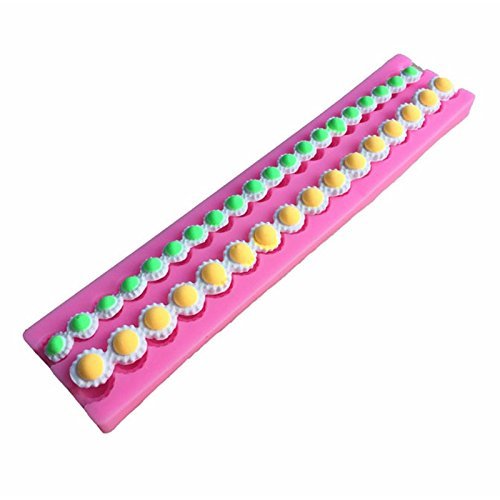 HUAL Bead Chain Silicone Fondant Mould Purse Bag Cake Mold Sugarcraft Decorating Tool Cake Decorating Pastry Gum... N2