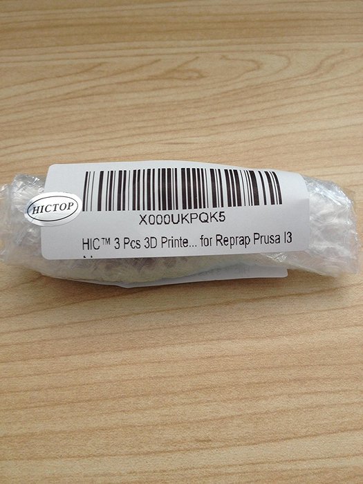 HICTOP 3 Pcs 3D Printer Extruder 0.4mm Brass Nozzle + 3 Pcs Extruder 1.75mm Tube for Reprap Prusa I3 N2