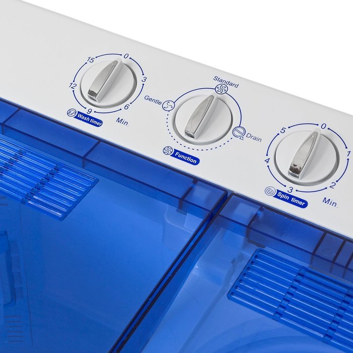 Ensue Mini Portable Washer Machine Electric With Spin Cycle 8 LBS Laundry Load N3