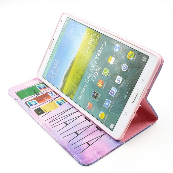 Tab 4 7.0 Case, Firefish Damage Resistance Case Premium PU Leather Wallet Card Slots Kickstand Feature Case for... N181