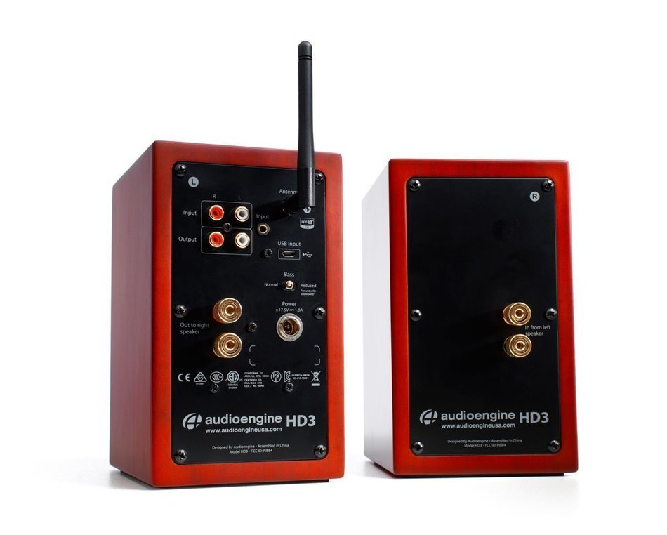 Audioengine HD3 Powered Bookshelf Speakers (Pair) Walnut N12
