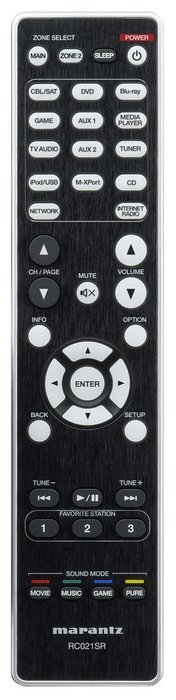 Marantz NR1604 Slim Line 7.1 Network AV Receiver with Apple AirPlay (Discontinued by Manufacturer) N10