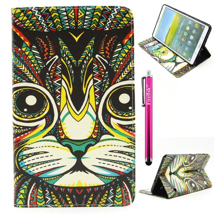 Tab 4 7.0 Case, Firefish Damage Resistance Case Premium PU Leather Wallet Card Slots Kickstand Feature Case for... N190