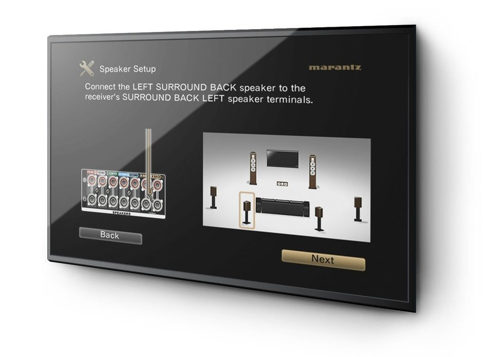 Marantz NR1604 Slim Line 7.1 Network AV Receiver with Apple AirPlay (Discontinued by Manufacturer) N12