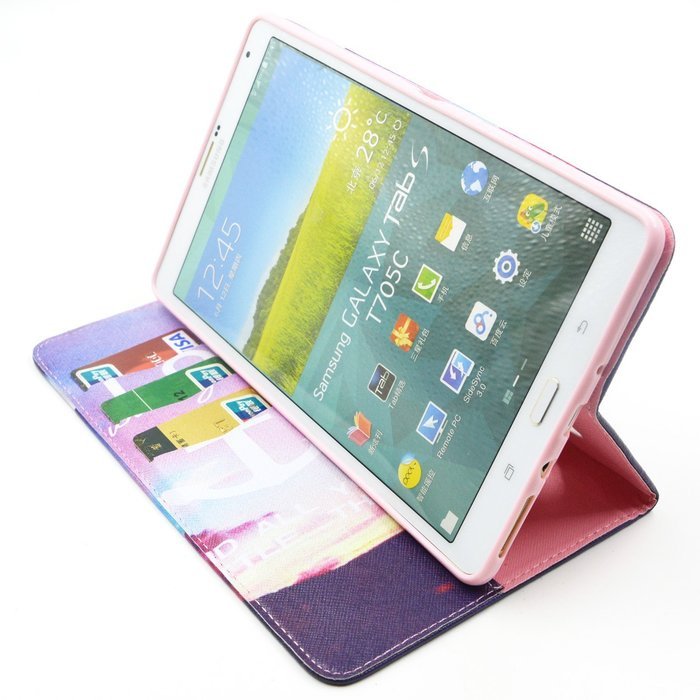 Tab 4 7.0 Case, Firefish Damage Resistance Case Premium PU Leather Wallet Card Slots Kickstand Feature Case for... N192