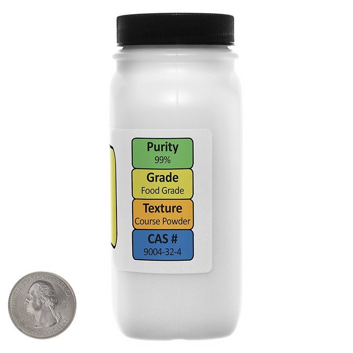 Sodium Carboxymethyl Cellulose [CMC] 99% Food Grade Powder 1 Lb in Three Space-Saver Bottles USA N3