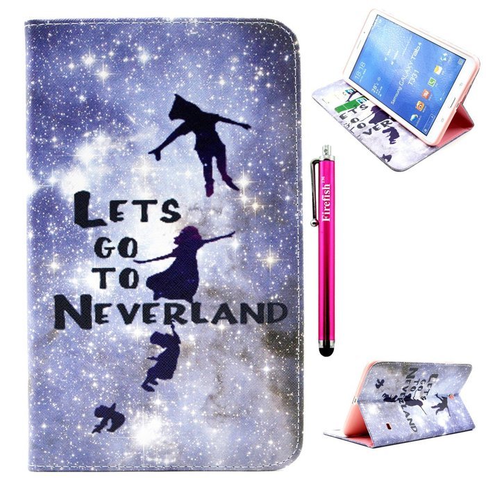Tab 4 7.0 Case, Firefish Damage Resistance Case Premium PU Leather Wallet Card Slots Kickstand Feature Case for... N217