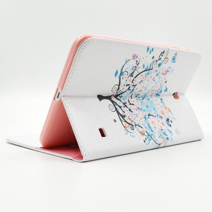 Tab 4 7.0 Case, Firefish Damage Resistance Case Premium PU Leather Wallet Card Slots Kickstand Feature Case for... N219