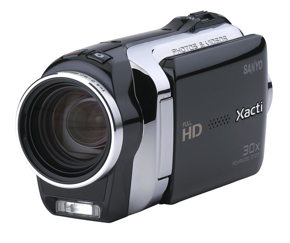 Sanyo VPC-SH1 High Definition Camcorder and 10 MP Camera (Black) (Discontinued by Manufacturer)
