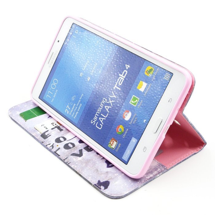 Tab 4 7.0 Case, Firefish Damage Resistance Case Premium PU Leather Wallet Card Slots Kickstand Feature Case for... N230