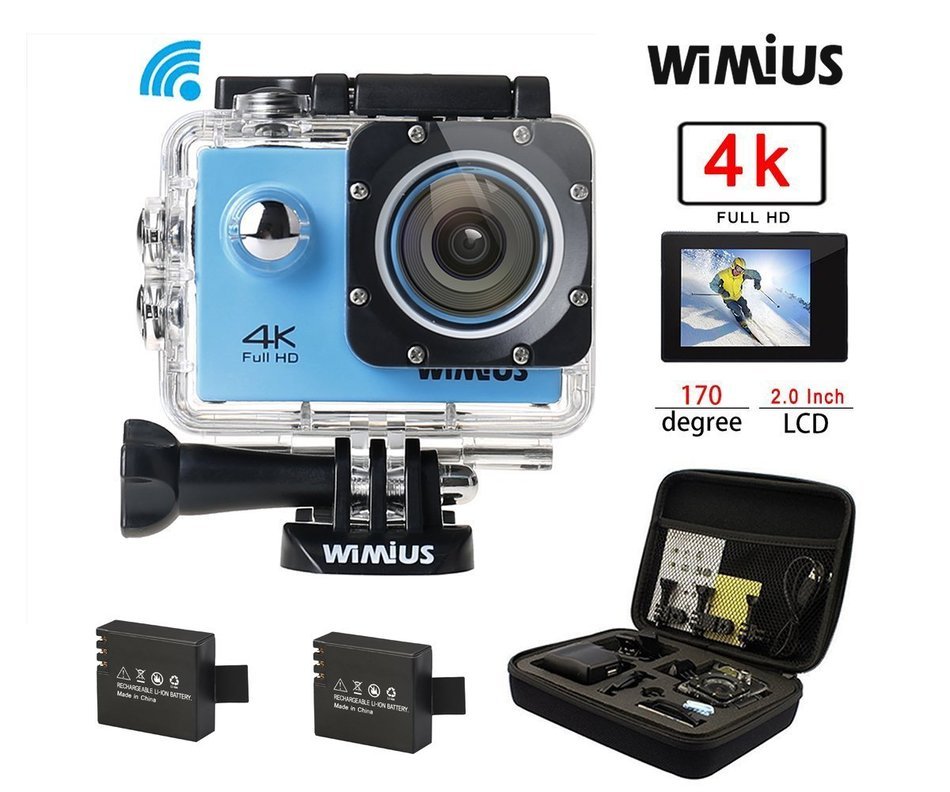 Wimius Q K Wifi Ft Waterproof Action Camera With Mp Wide