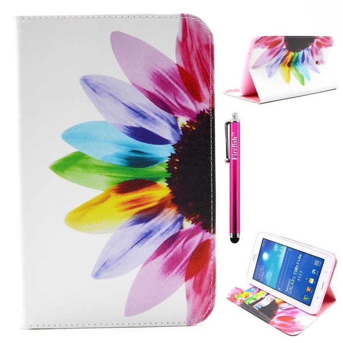 Tab 4 7.0 Case, Firefish Damage Resistance Case Premium PU Leather Wallet Card Slots Kickstand Feature Case for... N248