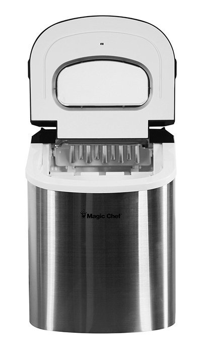 Magic Chef MCIM22ST 27 lb Ice Maker Stainless Steel N2