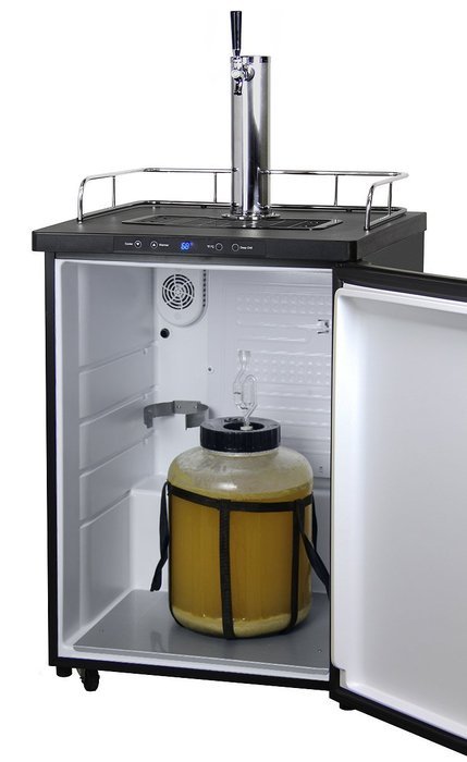 Kegco Kegerator Digital Beer Keg Cooler Refrigerator - Dual Faucet - D System N11