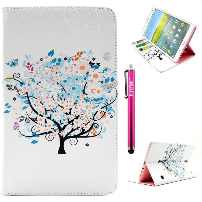 Tab 4 7.0 Case, Firefish Damage Resistance Case Premium PU Leather Wallet Card Slots Kickstand Feature Case for... N256