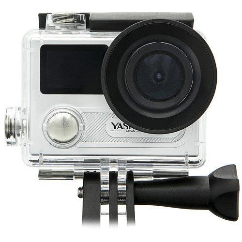 Yashica YAC-430 4K UHD Action Camera with Wi-Fi, 170 Degree Lens, Silver N4