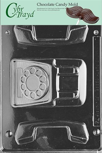 Cybrtrayd M076 Medium Telephone Miscellaneous Chocolate Candy Mold