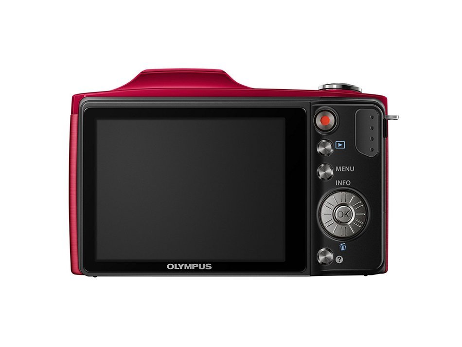 Olympus SZ-14 Red Digital Camera - International Version (No Warranty) N4