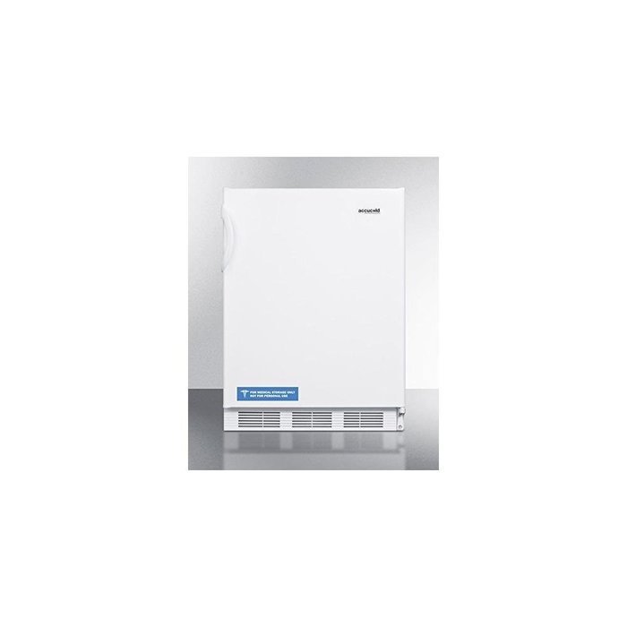 AccuCold CT66J 24" 5.1 Cu. Ft. Capacity Compact Refrigerator with Zero Degree Freezer Dual Evaporator Adjustable...