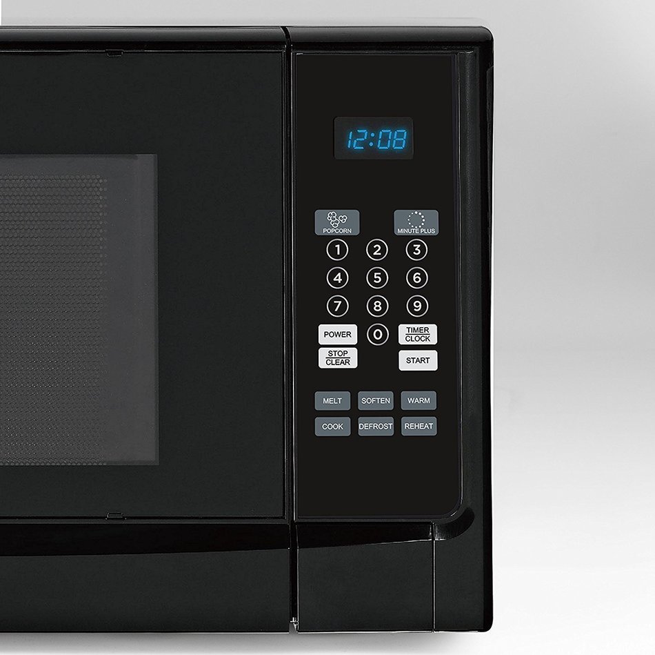 Westinghouse WCM16100B 1000 Watt Counter Top Microwave Oven, 1.6 Cubic Feet, Black Cabinet N2
