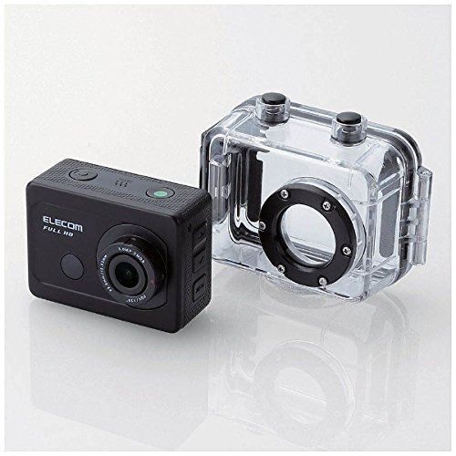 ELECOM Action Camera (Full HD) ACAM-F01SBK N2