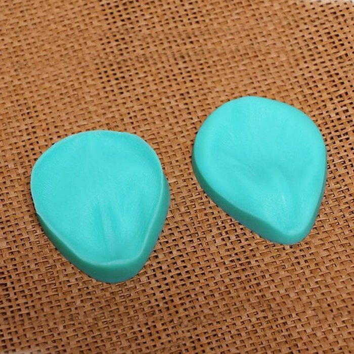 MuLuo 3D Rose Petals Shape Fondant Mold Silicone Cupcake Decorating Mould N2