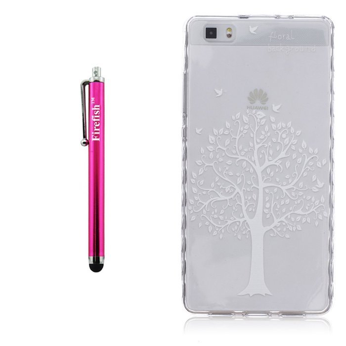 Huawei P8 Lite Case, Firefish Durable Soft TPU Back Case [Soft-Flex] Drop Protection Scratch-Resistant Cover Skin... N137