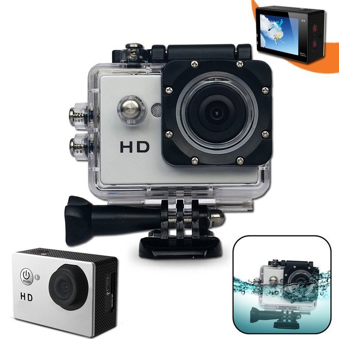 Xtech&reg; KoolCam AC100 HD 720p Waterproof Action Camera / Camcorder captures Videos at 720 pixels 30 frames per... N2