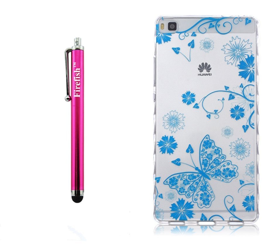 Huawei P8 Lite Case, Firefish Durable Soft TPU Back Case [Soft-Flex] Drop Protection Scratch-Resistant Cover Skin... N147