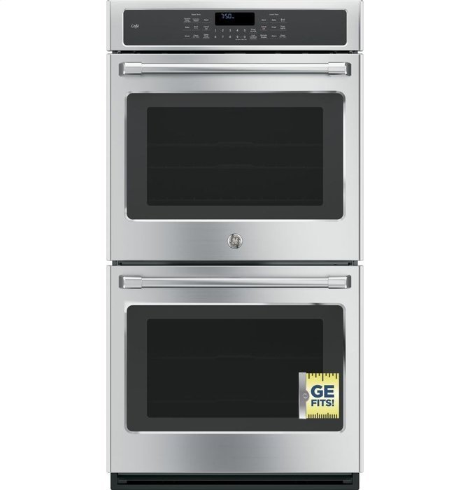 GE CK7500SHSS Cafe 27" Stainless Steel Electric Double Wall Oven - Convection N3
