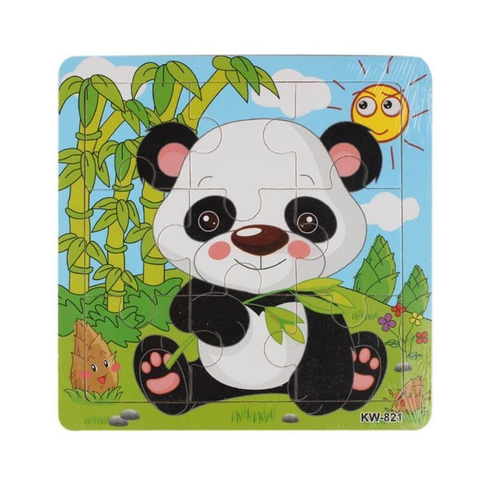 Panda Puzzles Toys ，BeautyVan Wooden Panda Intelligence Jigsaw Toys For Kids Education And Learning Puzzles Toys