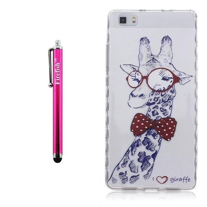 Huawei P8 Lite Case, Firefish Durable Soft TPU Back Case [Soft-Flex] Drop Protection Scratch-Resistant Cover Skin... N152