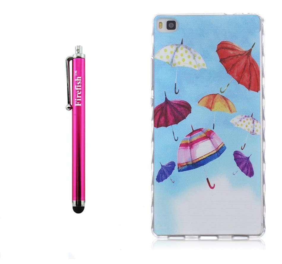 Huawei P8 Lite Case, Firefish Durable Soft TPU Back Case [Soft-Flex] Drop Protection Scratch-Resistant Cover Skin... N154