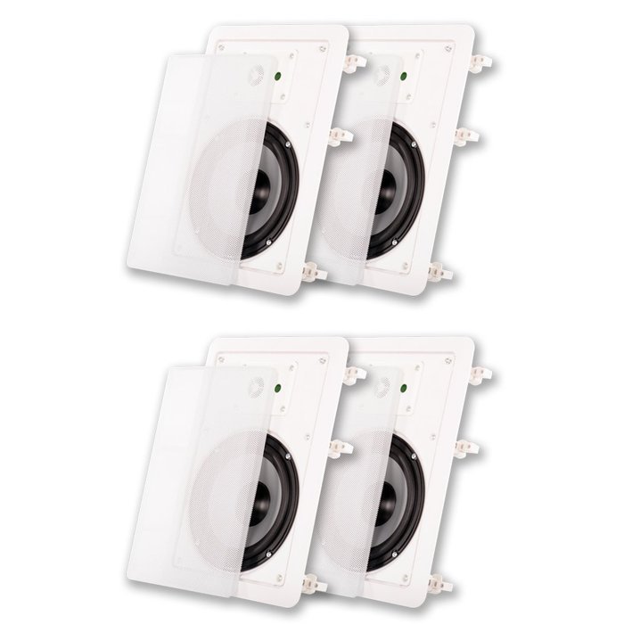 Acoustic Audio CS-IW620-2PR 250 Watt 6.5" 2-Way Home Theater In-Wall/Ceiling Speakers (2-Pair)