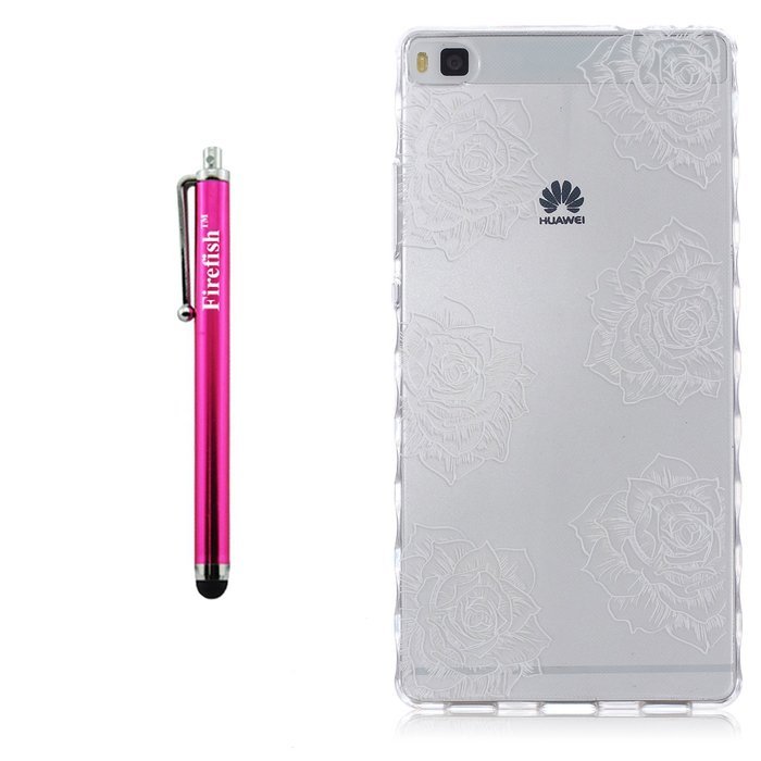 Huawei P8 Lite Case, Firefish Durable Soft TPU Back Case [Soft-Flex] Drop Protection Scratch-Resistant Cover Skin... N180