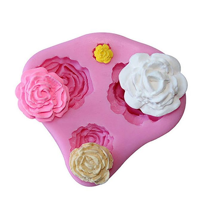 4 Strings Of Pearl Fondant Sugar Paste Bead Mold Clay Chocolate Mould Cake Decorating Tools Yihuily N155