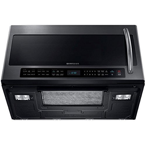 Samsung ME21H706MQG 2.1 Cu. Ft. Black Stainless Steel Over-the-Range Microwave N3