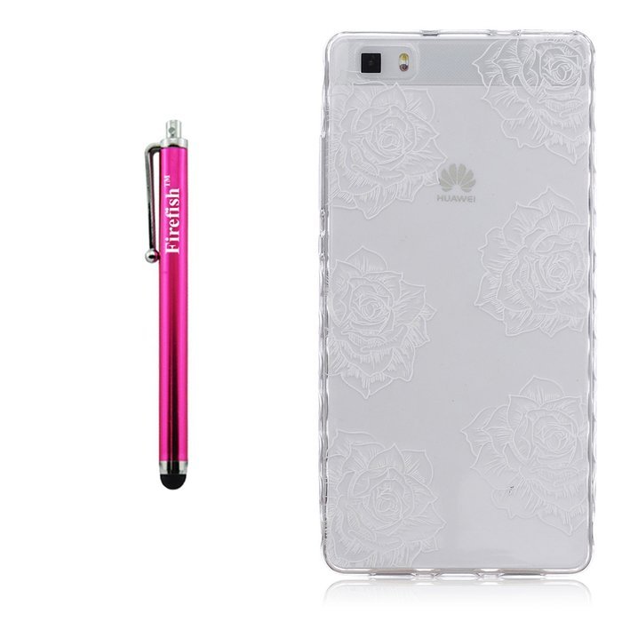 Huawei P8 Lite Case, Firefish Durable Soft TPU Back Case [Soft-Flex] Drop Protection Scratch-Resistant Cover Skin... N184