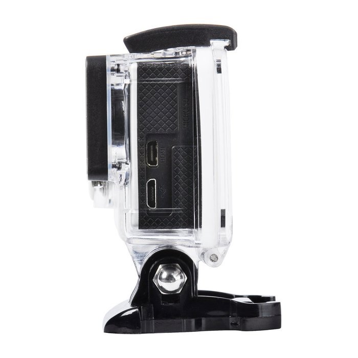YELIN Wifi Action Camera (Silver) 4K25, 1080p60 170 Degree Lens +Extra 1 Batteries N10